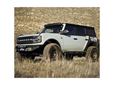 DV8 Offroad Fender Flare Deletes; Textured Black (21-24 Bronco 4-Door, Excluding Raptor)