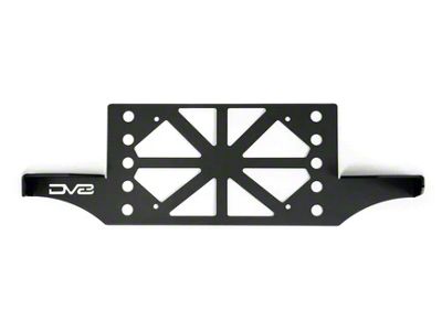 DV8 Offroad License Plate Mount with Pod Light Mounts (Universal; Some Adaptation May Be Required)