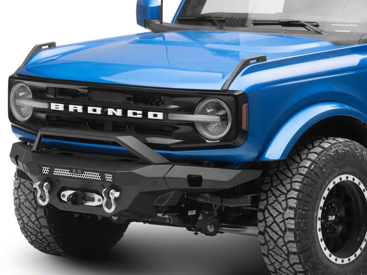 DV8 Offroad Bronco MTO V2 Series Front Bumper FBBR-07 (21-24 Bronco ...