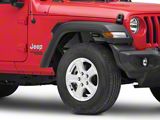 DV8 Offroad Front Aluminum Inner Fenders; Black (18-24 Jeep Wrangler JL)