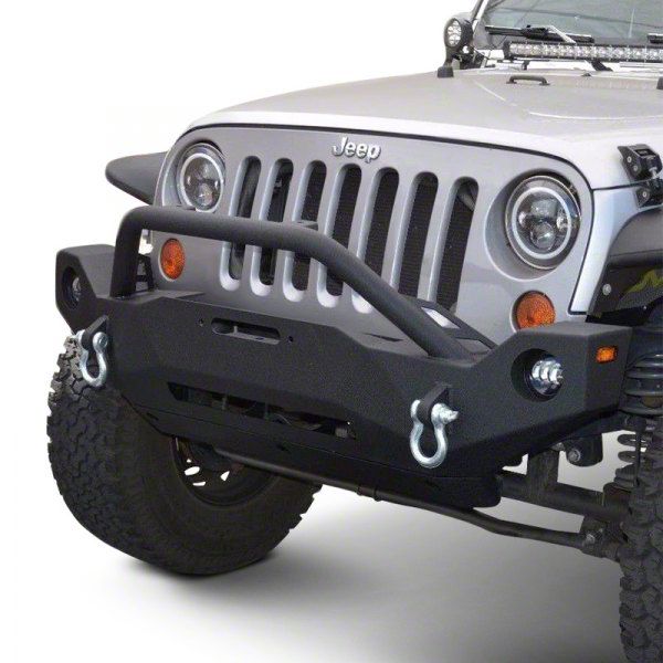 DV8 Offroad Jeep Wrangler FS-19 Hammer Forged Front Bumper FBSHTB-19 ...