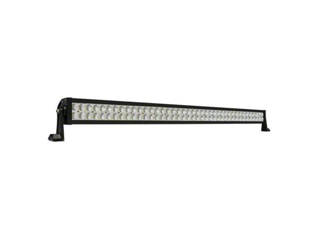 DV8 Offroad 40-Inch Dual Row LED Light Bar with Chrome Bezel (Universal; Some Adaptation May Be Required)