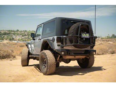 DV8 Offroad Body Mounted Tire Carrier (07-18 Jeep Wrangler JK)