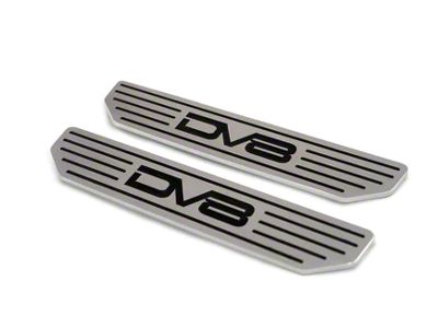 DV8 Offroad Door Sill Plates with DV8 Logo; Rear (18-24 Jeep Wrangler JL 4-Door)