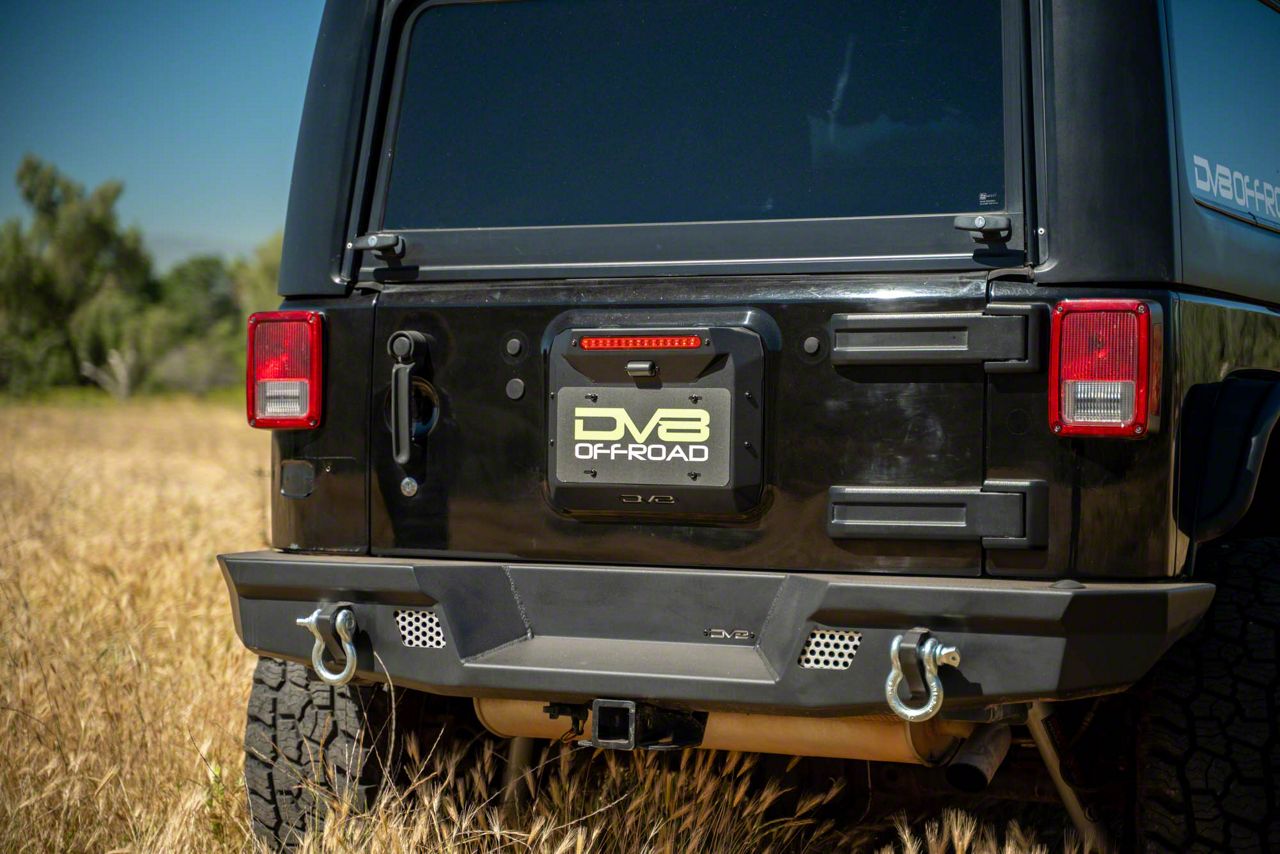 DV8 Offroad Jeep Wrangler Spare Tire Delete TSJK-01 (07-18 Jeep ...