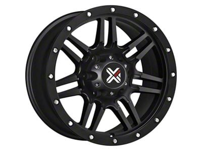 DX4 Wheels 7S Flat Black 6-Lug Wheel; 17x8.5; -6mm Offset (03-09 4Runner)