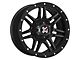 DX4 Wheels 7S Flat Black 6-Lug Wheel; 17x8.5; -6mm Offset (03-09 4Runner)