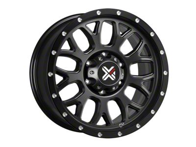 DX4 Wheels GEAR Flat Black 6-Lug Wheel; 17x8.5; -6mm Offset (03-09 4Runner)