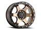 DX4 Wheels NITRO Frozen Bronze with Black Lip 6-Lug Wheel; 17x8.5; 0mm Offset (03-09 4Runner)