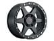 DX4 Wheels RECON Flat Black 6-Lug Wheel; 17x8.5; -6mm Offset (03-09 4Runner)