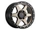 DX4 Wheels RECON Matte Bronze with Black Ring 6-Lug Wheel; 17x8.5; 10mm Offset (03-09 4Runner)