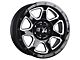 DX4 Wheels STORM Gloss Black Milled 6-Lug Wheel; 20x9; 10mm Offset (03-09 4Runner)