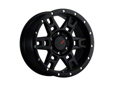 DX4 Wheels TERRAIN Flat Black 6-Lug Wheel; 17x8.5; 10mm Offset (03-09 4Runner)