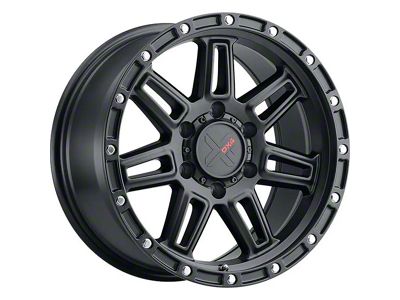DX4 Wheels REBEL Flat Black 6-Lug Wheel; 17x8.5; 0mm Offset (05-21 Frontier)