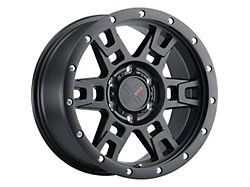 DX4 Wheels TERRAIN Flat Black 6-Lug Wheel; 16x8; 0mm Offset (05-21 Frontier)