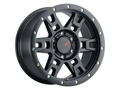 DX4 Wheels TERRAIN Flat Black 6-Lug Wheel; 16x8; 0mm Offset (05-21 Frontier)