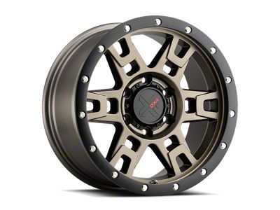 DX4 Wheels TERRAIN Matte Bronze with Black Ring 6-Lug Wheel; 16x8; 0mm Offset (05-21 Frontier)