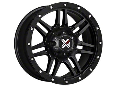 DX4 Wheels 7S Flat Black 6-Lug Wheel; 20x10; -18mm Offset (05-15 Tacoma)