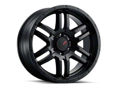 DX4 Wheels DYNO Flat Black 6-Lug Wheel; 20x9; 10mm Offset (05-15 Tacoma)