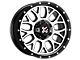 DX4 Wheels GEAR Flat Black Machined 6-Lug Wheel; 17x8.5; -6mm Offset (05-15 Tacoma)