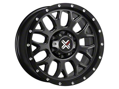 DX4 Wheels GEAR Flat Black 6-Lug Wheel; 16x8.5; 18mm Offset (05-15 Tacoma)