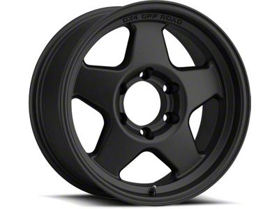 DX4 Wheels Rover Flat Black 6-Lug Wheel; 17x8.5; 0mm Offset (05-15 Tacoma)