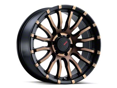 DX4 Wheels OCTANE Flat Black with Bronze Shadow 5-Lug Wheel; 20x9; 10mm Offset (07-13 Tundra)