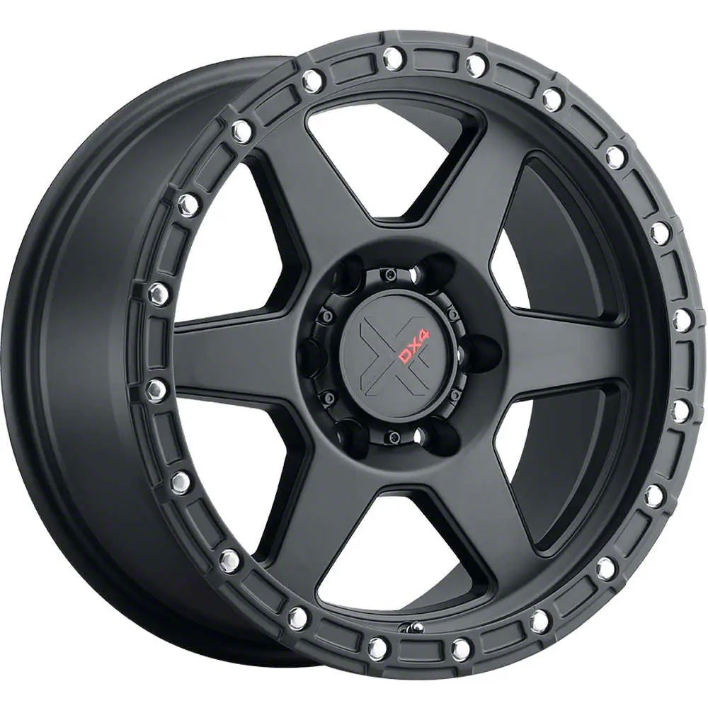 DX4 Wheels Tundra RECON Flat Black 5-Lug Wheel; 18x9; 1mm Offset ...