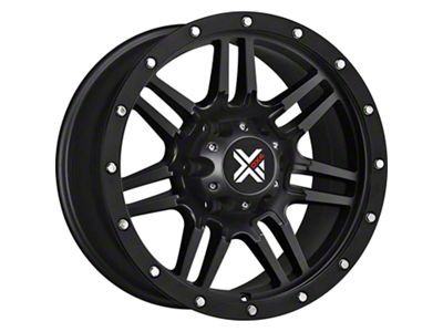 DX4 Wheels 7S Flat Black 6-Lug Wheel; 16x8; 18mm Offset (10-24 4Runner)