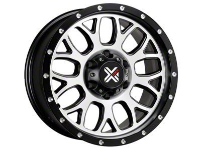 DX4 Wheels GEAR Flat Black Machined 6-Lug Wheel; 16x8.5; -6mm Offset (10-24 4Runner)