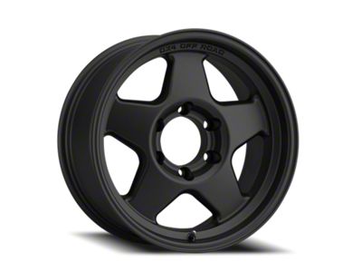 DX4 Wheels Rover Flat Black 6-Lug Wheel; 17x8.5; -18mm Offset (10-24 4Runner)