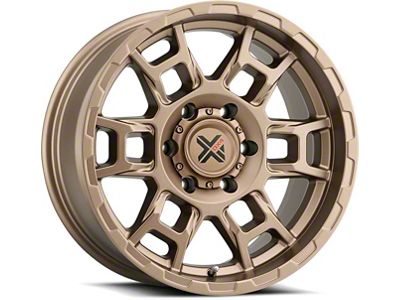 DX4 Wheels Beast Frozen Bronze 6-Lug Wheel; 17x8.5; -18mm Offset (2024 Tacoma)