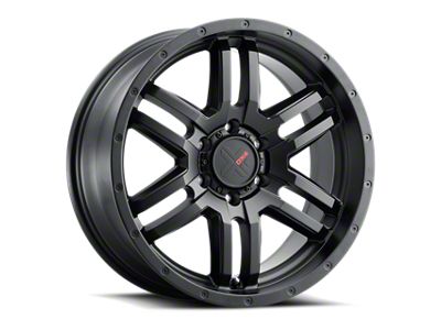 DX4 Wheels DYNO Flat Black 6-Lug Wheel; 18x8; 35mm Offset (2024 Tacoma)