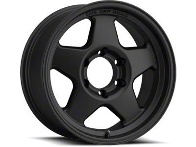 DX4 Wheels Rover Flat Black 6-Lug Wheel; 17x8.5; 0mm Offset (2024 Tacoma)