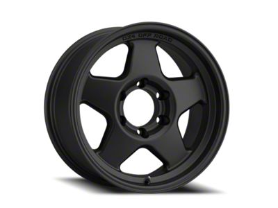 DX4 Wheels Rover Flat Black 6-Lug Wheel; 17x8.5; -18mm Offset (2024 Tacoma)