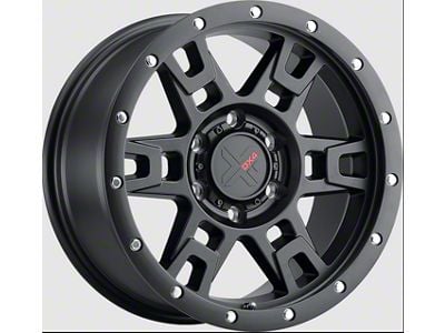 DX4 Wheels TERRAIN Flat Black 6-Lug Wheel; 18x9; 12mm Offset (2024 Tacoma)