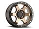 DX4 Wheels NITRO Frozen Bronze with Black Lip 6-Lug Wheel; 16x8; 0mm Offset (03-09 4Runner)