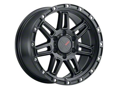 DX4 Wheels REBEL Flat Black 6-Lug Wheel; 17x8.5; -6mm Offset (10-24 4Runner)