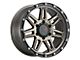 DX4 Wheels REBEL Matte Bronze with Black Ring 6-Lug Wheel; 17x8.5; -6mm Offset (10-24 4Runner)