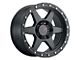 DX4 Wheels RECON Flat Black 6-Lug Wheel; 16x8; 10mm Offset (03-09 4Runner)