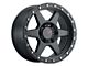 DX4 Wheels RECON Flat Black 6-Lug Wheel; 17x8.5; 10mm Offset (10-24 4Runner)