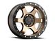 DX4 Wheels NITRO Frozen Bronze with Black Lip 6-Lug Wheel; 17x8.5; -18mm Offset (21-24 Bronco, Excluding Raptor)