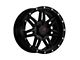 DX4 Wheels REBEL Flat Black 6-Lug Wheel; 17x8.5; 10mm Offset (22-24 Bronco Raptor)