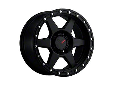 DX4 Wheels RECON Flat Black 6-Lug Wheel; 18x9; 18mm Offset (22-24 Bronco Raptor)