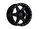 DX4 Wheels RECON Flat Black 6-Lug Wheel; 18x9; 18mm Offset (22-24 Bronco Raptor)