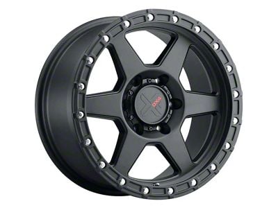 DX4 Wheels RECON Flat Black 6-Lug Wheel; 18x9; 1mm Offset (21-24 Bronco, Excluding Raptor)