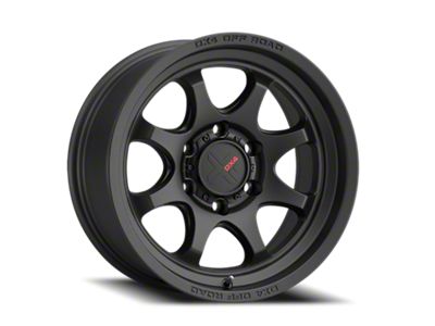 DX4 Wheels Rhino Flat Black 6-Lug Wheel; 17x8.5; -18mm Offset (21-25 Bronco, Excluding Raptor)