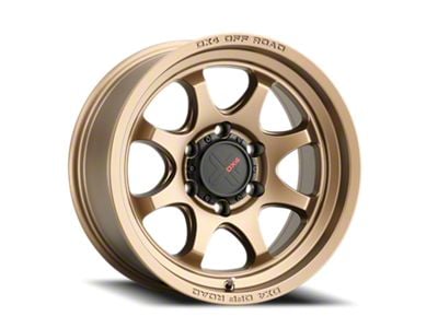 DX4 Wheels Rhino Frozen Bronze 6-Lug Wheel; 17x8.5; -18mm Offset (21-24 Bronco, Excluding Raptor)