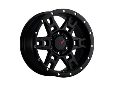 DX4 Wheels TERRAIN Flat Black 6-Lug Wheel; 17x8.5; 10mm Offset (22-24 Bronco Raptor)