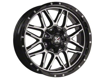 DX4 Wheels VIBE Gloss Black Machined 6-Lug Wheel; 20x9; 10mm Offset (22-24 Bronco Raptor)